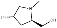 (2R,4S)-N-甲基-4-氟-2-(羟甲基)吡咯烷, 2382329-36-2, 结构式