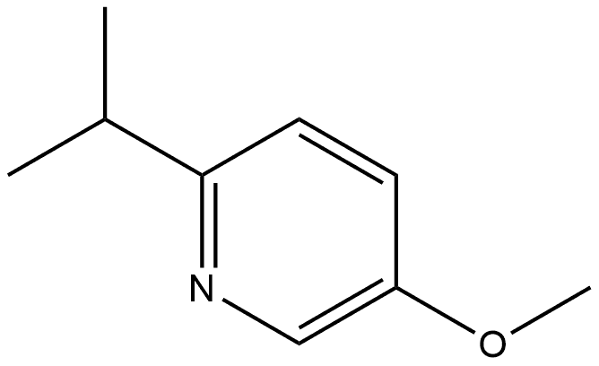 5-Methoxy-2-(1-methylethyl)pyridine Struktur