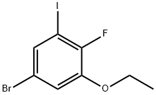 5-Bromo-1-ethoxy-2-fluoro-3-iodobenzene 结构式