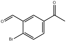5-ACETYL-2-BROMOBENZALDEHYDE 结构式