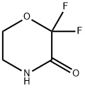 2,2-difluoromorpholin-3-one Struktur