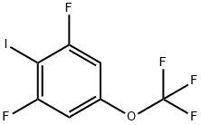 1,3-Difluoro-2-iodo-5-(trifluoromethoxy)benzene 结构式