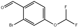 2-溴-4-(二氟甲氧基)苯甲醛, 2384658-38-0, 结构式
