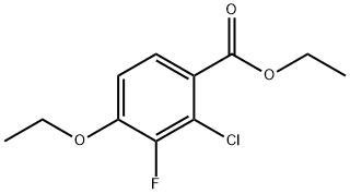 Ethyl 2-chloro-4-ethoxy-3-fluorobenzoate,2384741-06-2,结构式