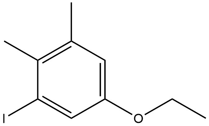 5-Ethoxy-1-iodo-2,3-dimethylbenzene 结构式