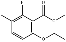 Methyl 6-ethoxy-2-fluoro-3-methylbenzoate Struktur