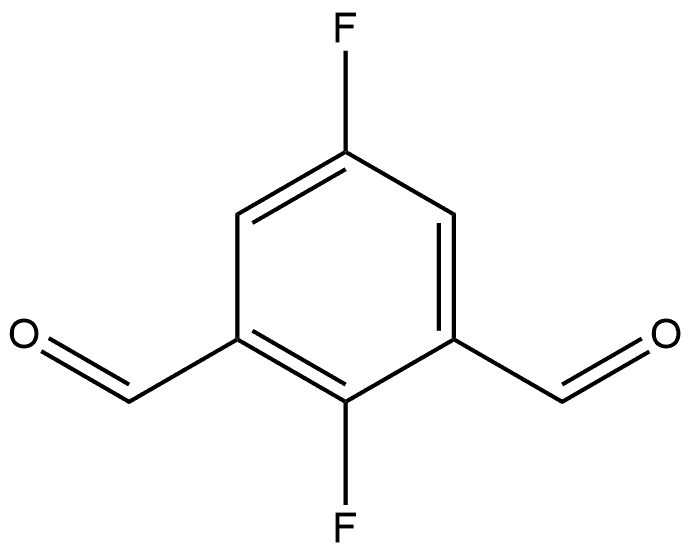 2,5-Difluoroisophthalaldehyde,2384954-80-5,结构式