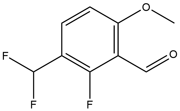 3-(difluoromethyl)-2-fluoro-6-methoxybenzaldehyde|