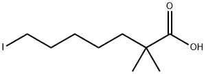 7-Iodo-2,2-dimethylheptanoic acid Struktur