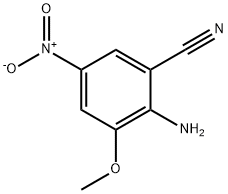 2-氨基-3-甲氧基-5-硝基苯腈, 2385239-54-1, 结构式