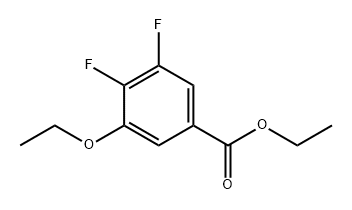 Ethyl 3-ethoxy-4,5-difluorobenzoate 结构式