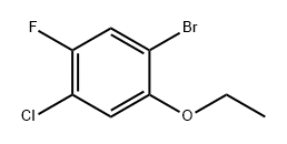 1-Bromo-4-chloro-2-ethoxy-5-fluorobenzene Struktur