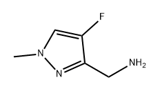 1H-Pyrazole-3-methanamine, 4-fluoro-1-methyl- Structure