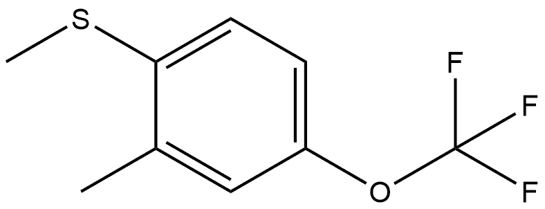 2-Methyl-1-(methylthio)-4-(trifluoromethoxy)benzene,2385661-25-4,结构式