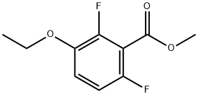 Methyl 3-ethoxy-2,6-difluorobenzoate 结构式