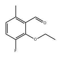 2-Ethoxy-3-fluoro-6-methylbenzaldehyde,2386089-82-1,结构式