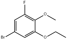 5-bromo-1-ethoxy-3-fluoro-2-methoxybenzene 结构式