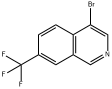 4-溴-7-(三氟甲基)异喹啉, 2386466-90-4, 结构式