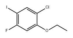 1-Chloro-2-ethoxy-4-fluoro-5-iodobenzene,2386705-07-1,结构式