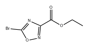 1,2,4-Oxadiazole-3-carboxylic acid, 5-bromo-, ethyl ester Struktur