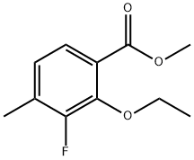 Methyl 2-ethoxy-3-fluoro-4-methylbenzoate,2386736-91-8,结构式