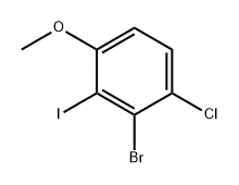Benzene, 2-bromo-1-chloro-3-iodo-4-methoxy- Struktur