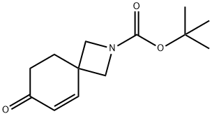 7-氧代-2-氮杂螺[3.5]壬-5-烯-2-羧酸叔丁酯 结构式