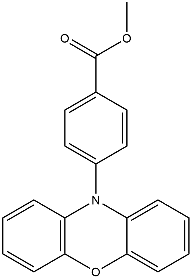 Methyl 4-(10H-phenoxazin-10-yl)benzoate Structure