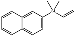 Naphthalene, 2-(ethenyldimethylsilyl)- 结构式
