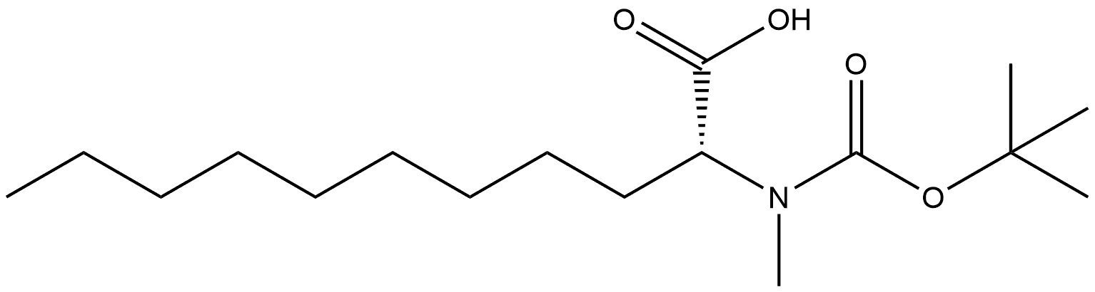 Boc-D-Me2Aund-OH 结构式