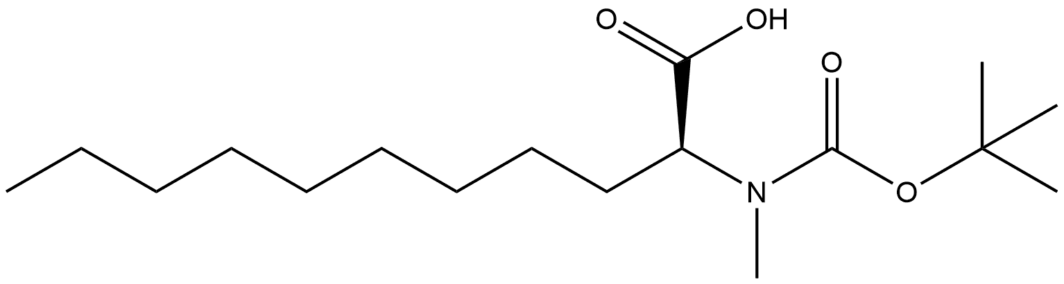 Boc-L-Me2Aund-OH 结构式