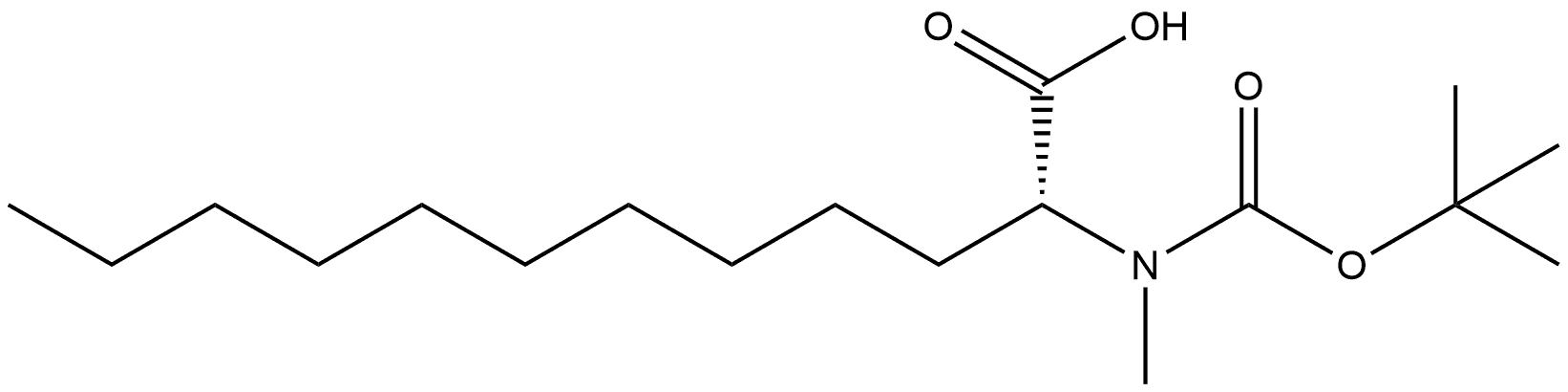 Boc-D-Me2Ado-OH 结构式