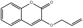2H-1-Benzopyran-2-one, 3-(2-propen-1-yloxy)- Struktur