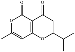 2H,5H-Pyrano[4,3-b]pyran-4,5(3H)-dione, 7-methyl-2-(1-methylethyl)- Structure