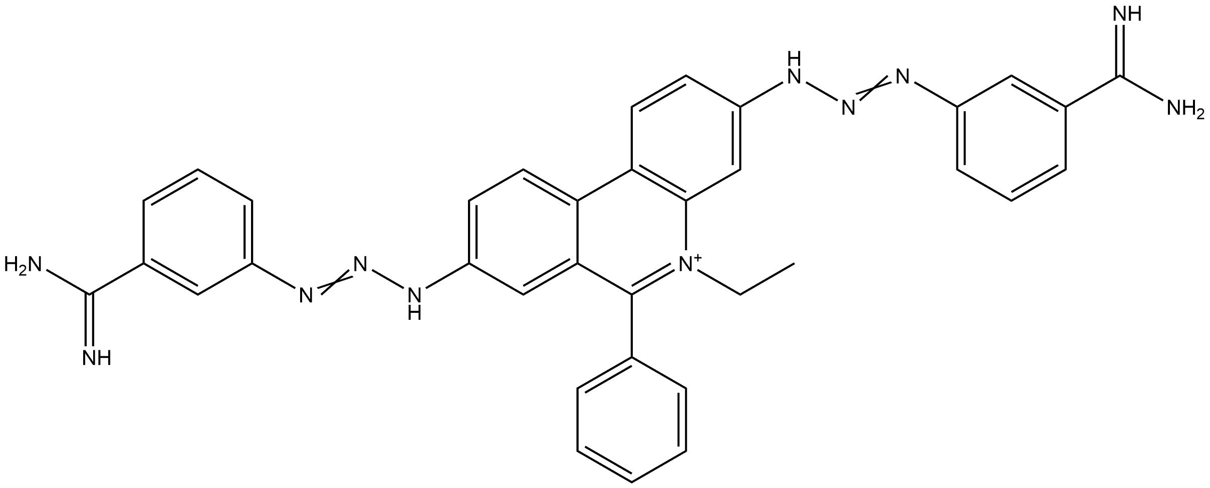 Isometamidium Impurity 1 结构式