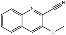 2-Quinolinecarbonitrile, 3-methoxy- Structure