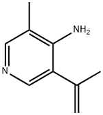 3-methyl-5-(prop-1-en-2-yl)pyridin-4-amine 结构式