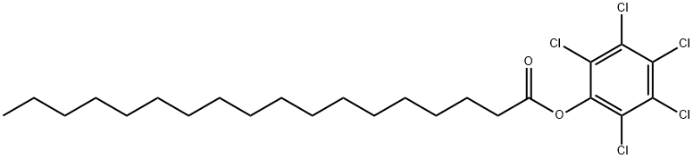 オクタデカン酸2,3,4,5,6-ペンタクロロフェニル 化学構造式