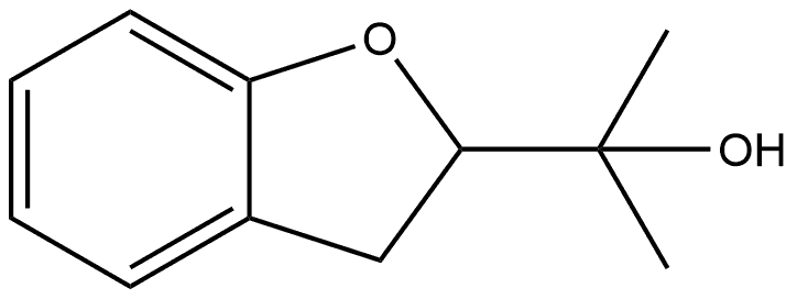 2,3-Dihydro-α,α-dimethyl-2-benzofuranmethanol Structure