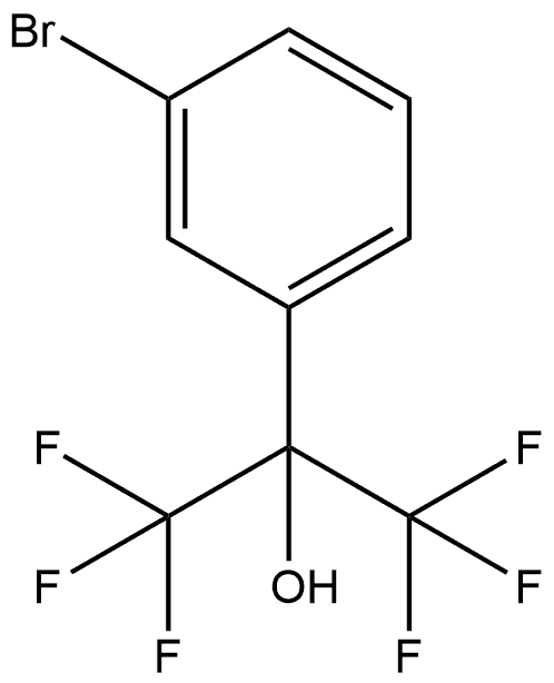 3-Bromo-α,α-bis(trifluoromethyl)benzenemethanol,2402-71-3,结构式
