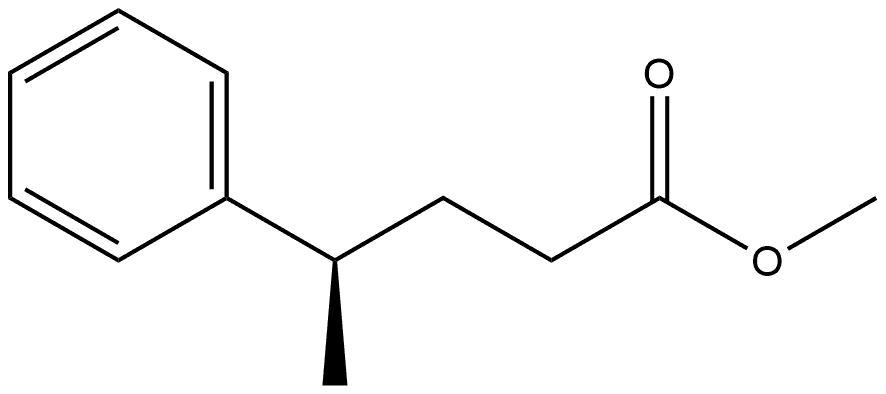 Benzenebutanoic acid, γ-methyl-, methyl ester, (R)- (9CI) 结构式