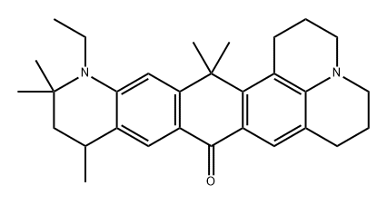 5H,9H-Pyrido[3',2':6,7]anthra[1,2,3-ij]quinolizin-9-one, 14-ethyl-1,2,3,6,7,11,12,13,14,16-decahydro-11,13,13,16,16-pentamethyl- Struktur