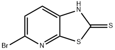 Thiazolo[5,4-b]pyridine-2(1H)-thione, 5-bromo- Structure