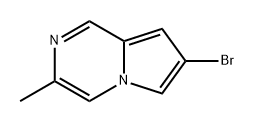 7-溴-3-甲基吡咯并[1,2-A]吡嗪, 2407725-27-1, 结构式