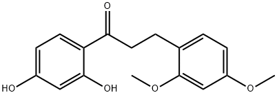 1-(2,4-二羟基苯基)-3-(2,4-二甲氧基苯基)丙-1-酮,240797-65-3,结构式