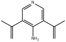 3,5-di(prop-1-en-2-yl)pyridin-4-amine Struktur