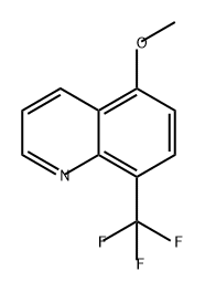 Quinoline, 5-methoxy-8-(trifluoromethyl)- Structure