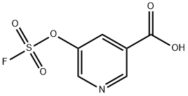 5-[(fluorosulfonyl)oxy]pyridine-3-carboxylic acid 结构式