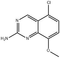 5-chloro-8-methoxyquinazolin-2-amine Structure