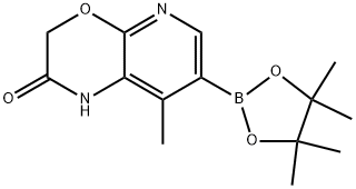 8-Methyl-7-(4,4,5,5-tetramethyl-[1,3,2]dioxaborolan-2-yl)-1H-pyrido[2,3-b][1,4]oxazin-2-one Structure